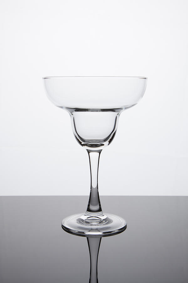 Simplicity - Empty Margarita Glass Photograph by Erin Cadigan