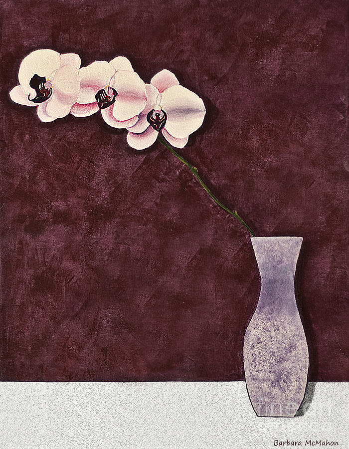 Orchid Painting - Simply Exotic by Barbara McMahon