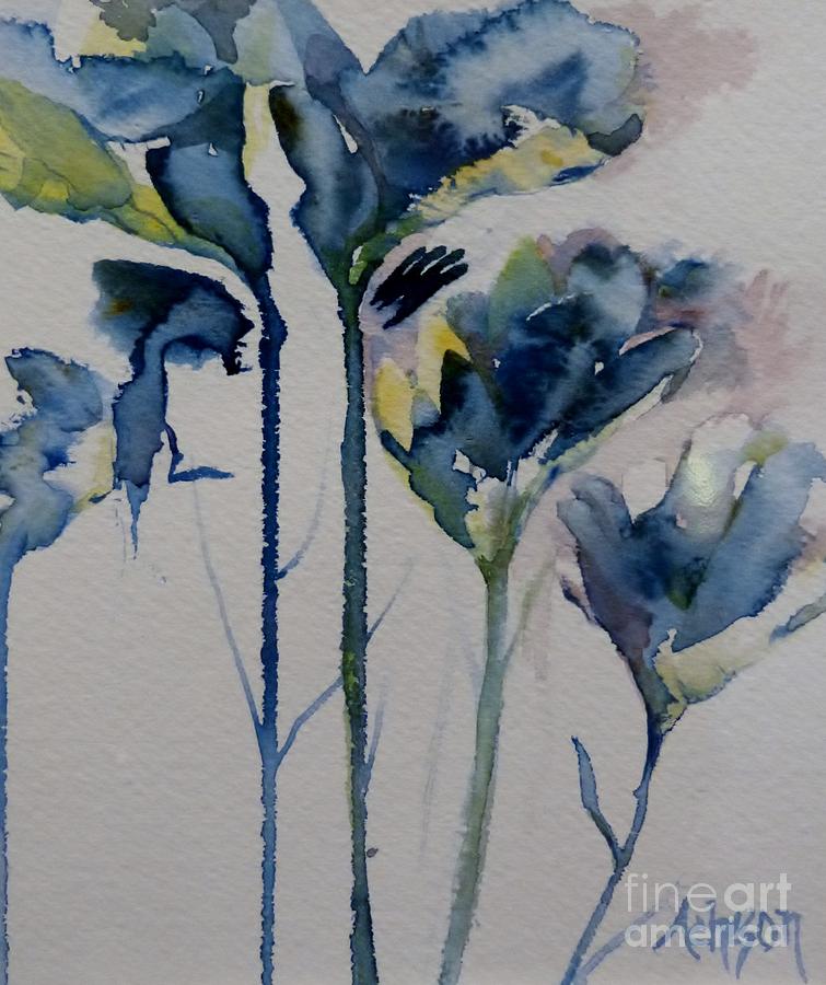 Simply Flowers Painting by Donna Acheson-Juillet