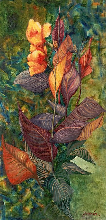 Simply Flowers Painting by Yolanda Raker