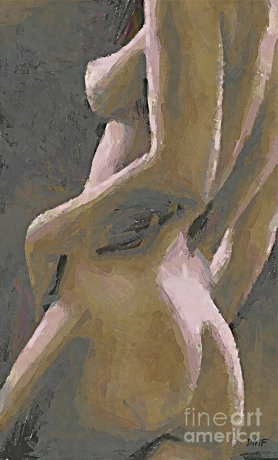 Simply Naked Painting by Dragica  Micki Fortuna