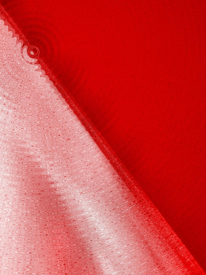 Abstract Photograph - Simply Red by Tom Druin