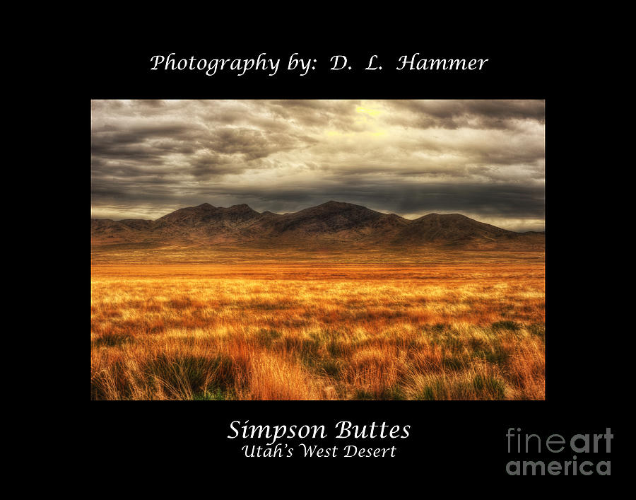 Simpson Buttes Photograph by Dennis Hammer