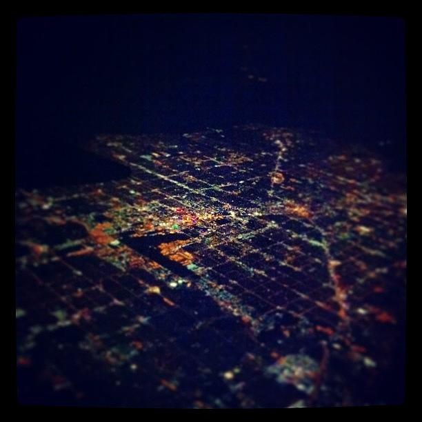 Sin City From @ 34000 Ft...one Of The Photograph by Justin Davanzo