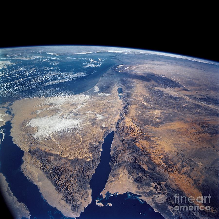 Sinai Peninsula Dead Sea Rift Photograph by Science Source
