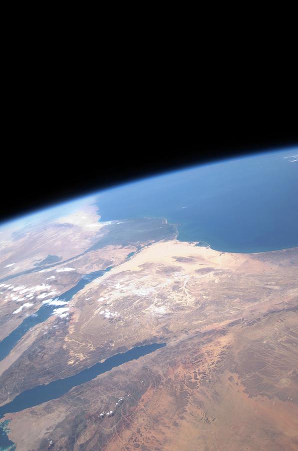 Sinai Peninsular From Space Photograph by Nasa/science Photo Library