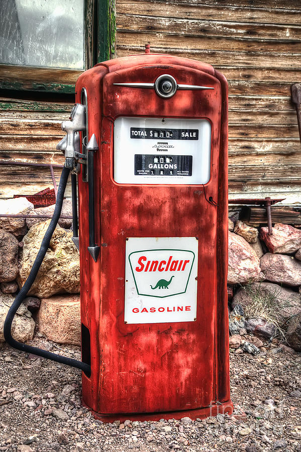 Sinclair Gasoline Photograph by Eddie Yerkish