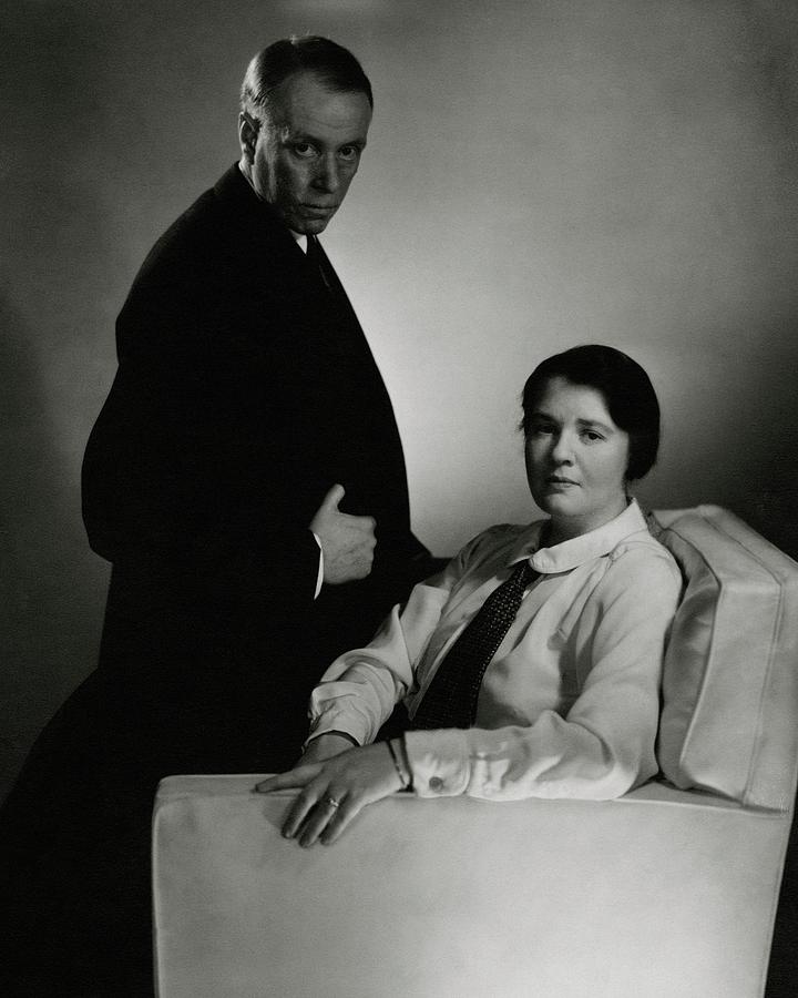 Sinclair Lewis And Dorothy Lewis Photograph by Edward Steichen