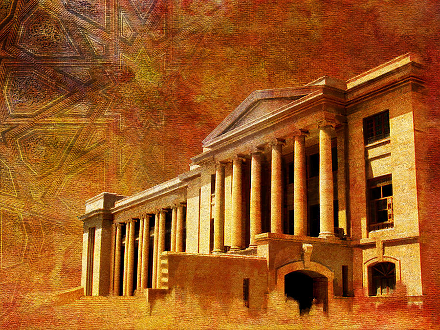 Sindh High Court Painting by Catf
