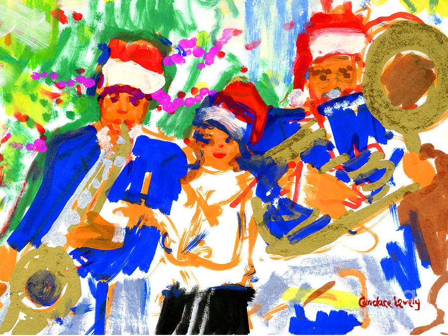 Sineaths Caroling Painting by Candace Lovely