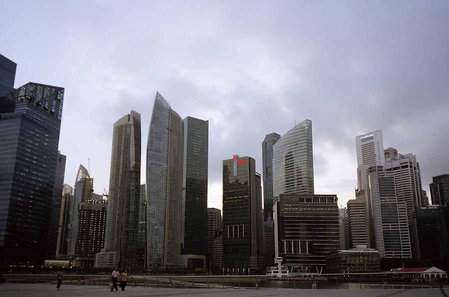 Singapore Central Business District Photograph by Shaun Higson