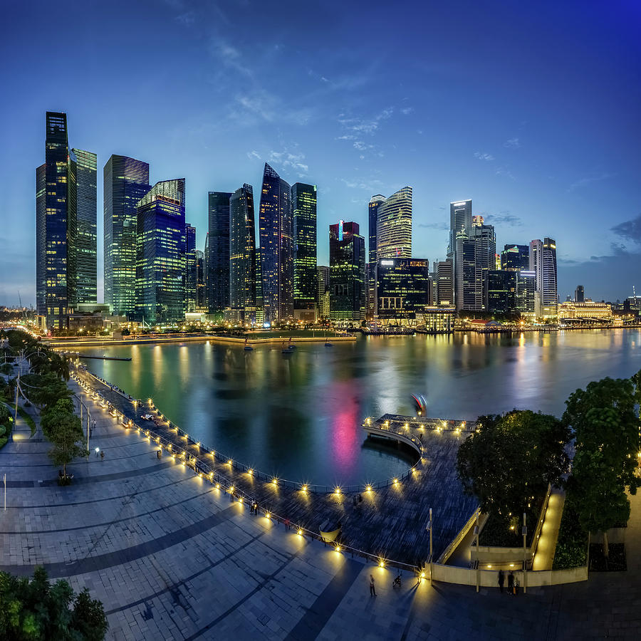 Singapore Central Business District Photograph by Sylvester Chong