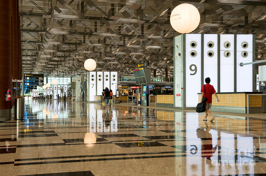 Singapore Changi Airport 03 Photograph by Rick Piper Photography