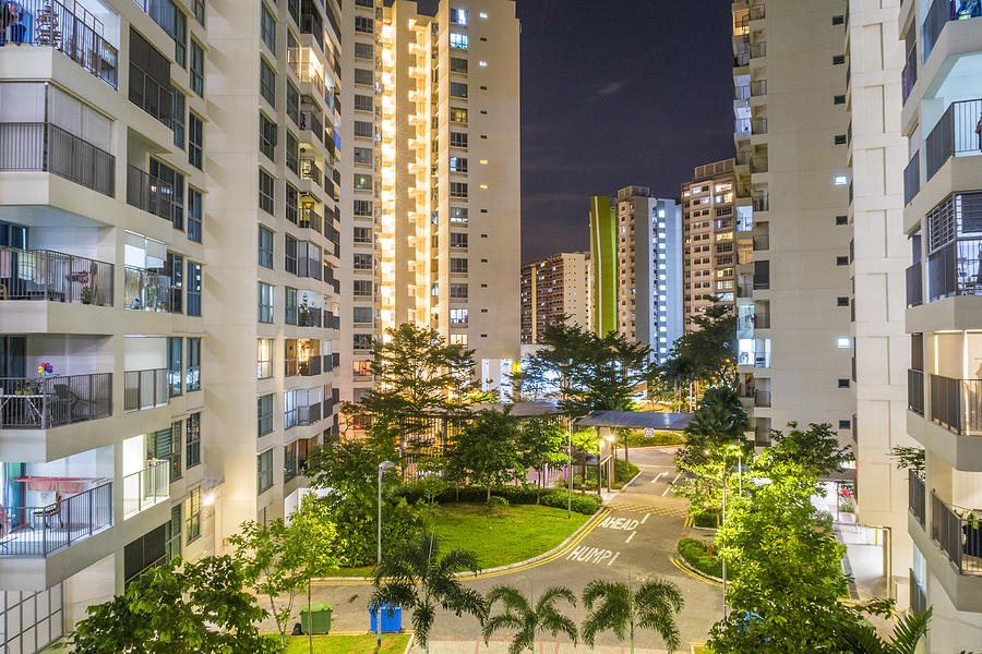 Singapore new residential housing in Tampines Photograph by Calvin Chan Wai Meng