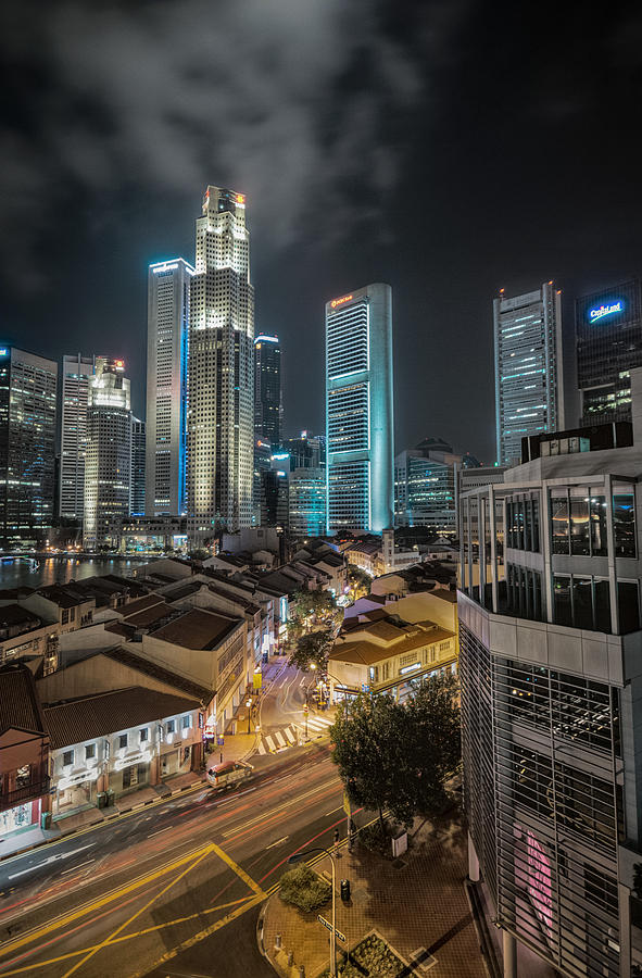 Singapore Nights Photograph by John Swartz