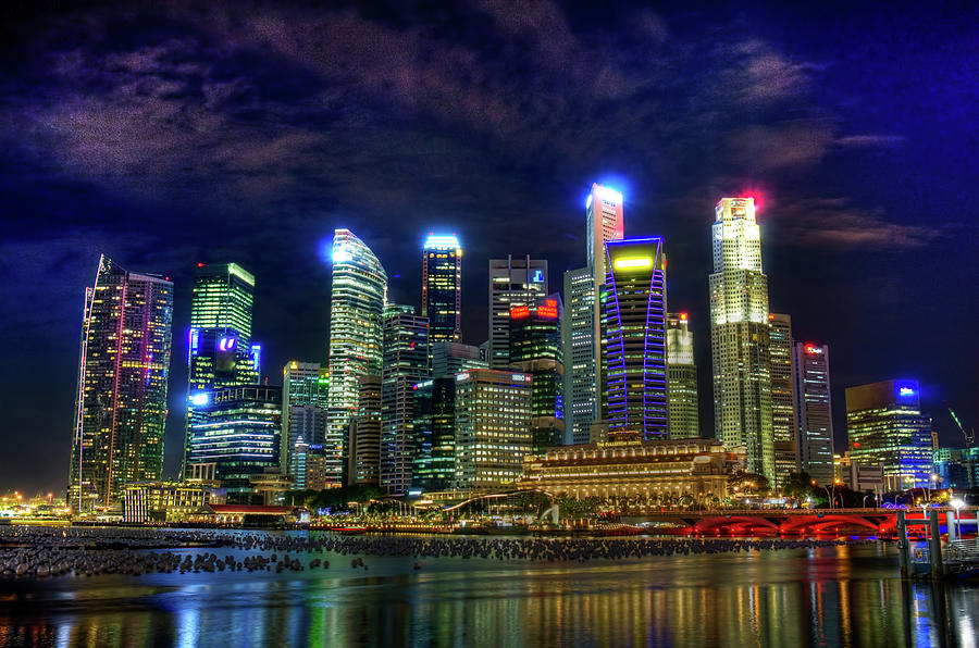 Singapore Skyline Photograph by Image By Royce Ramirez