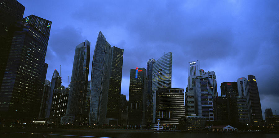 Singapore Storm Clouds Photograph by Shaun Higson