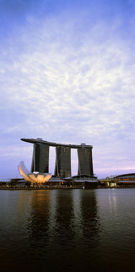 Singapore Twilight Photograph by Shaun Higson