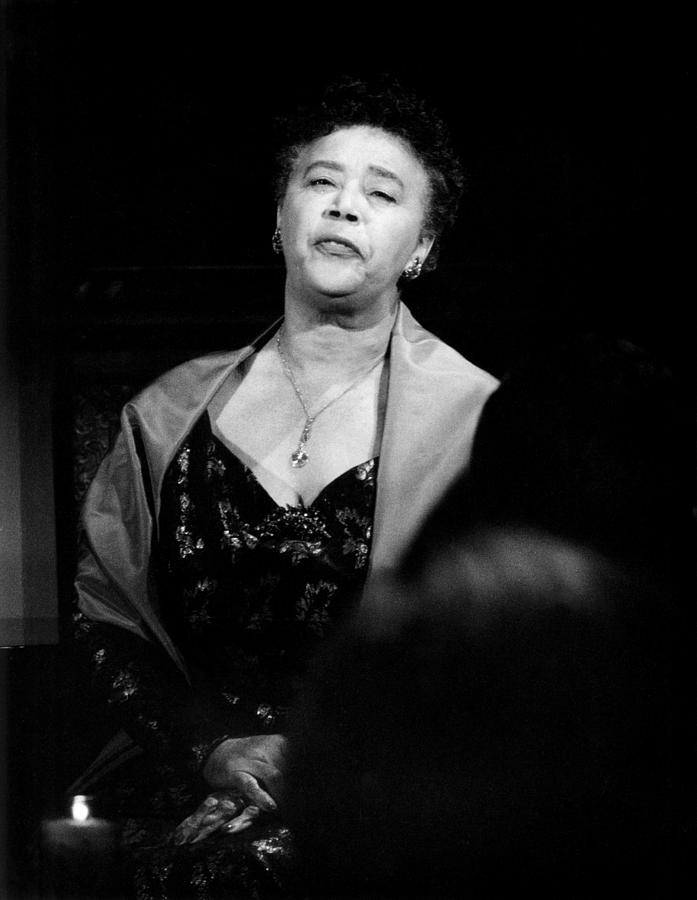 Singer Mabel Mercer, 1975 Photograph by Everett