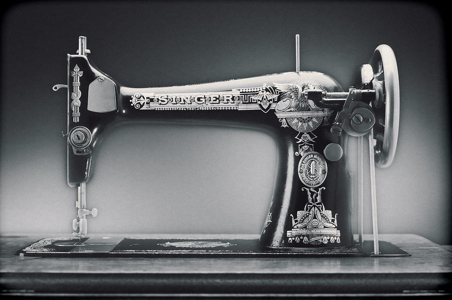 Singer Sewing Machine Photograph - Singer Machine by Kelley King