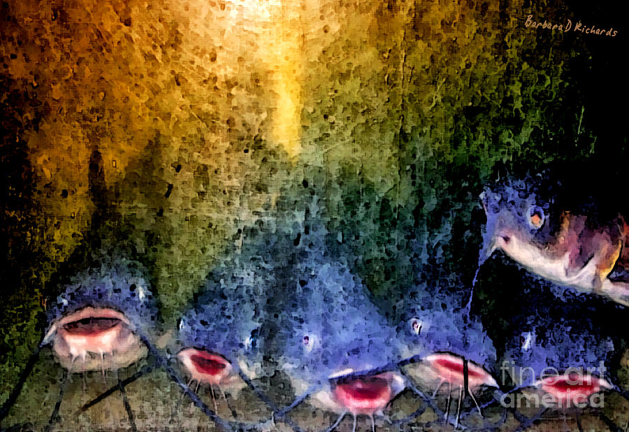 Fish Photograph - Singing Catfish by Barbara D Richards