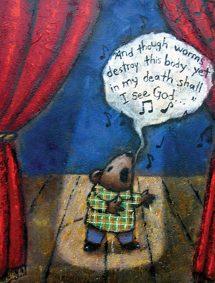 Singing Mouse Painting by Pauline Lim