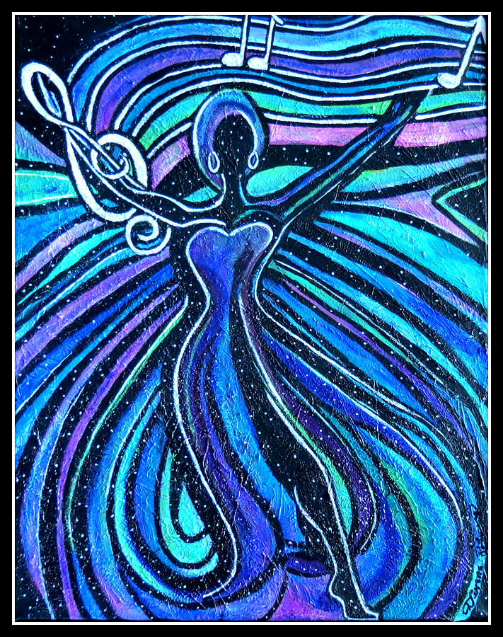 Singing The Blues Painting by Devora Rotering