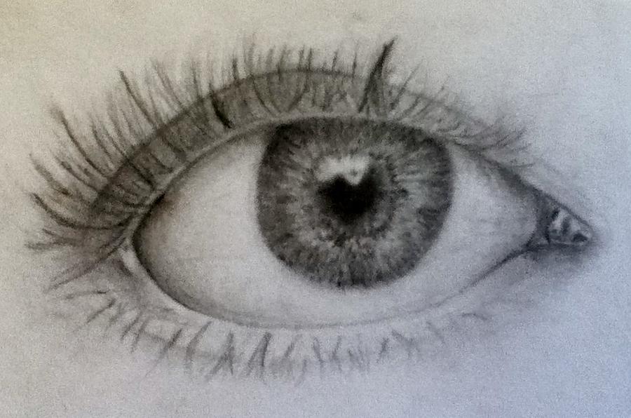 Single Eye Drawing by Megan Bryan - Fine Art America