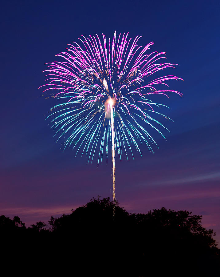 Single Firework Photograph by David Lamb - Fine Art America