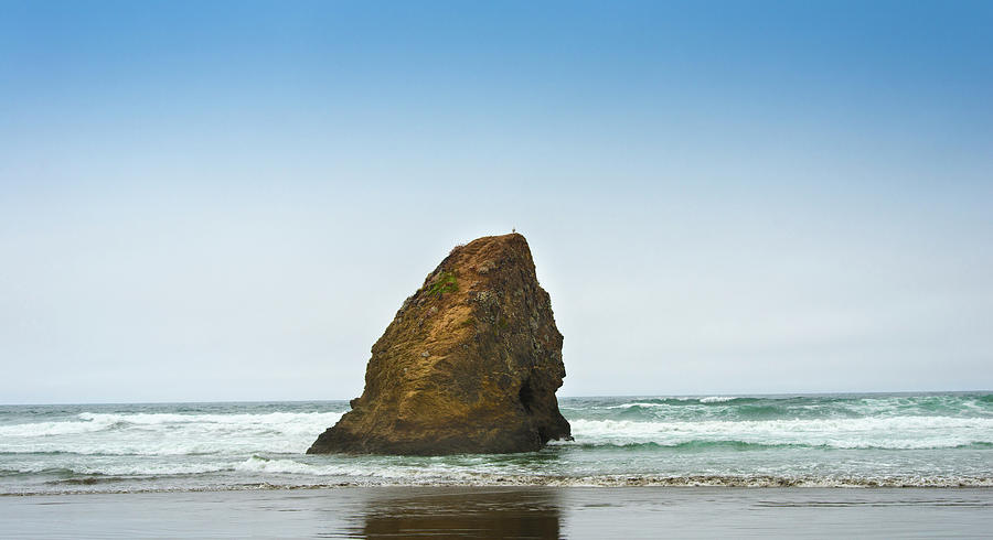 Single Rock In The Ocean Photograph by Thomas Winz