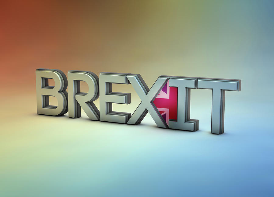 Single Word Brexit Photograph by Ikon Ikon Images