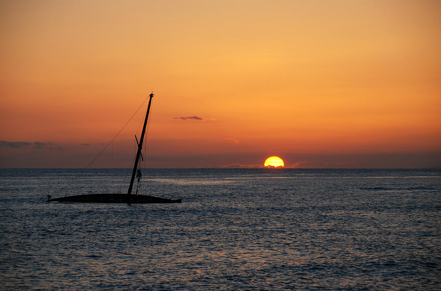 Sinking in the sun, Maui, Hawaii Photograph by Preston Broadfoot Pixels