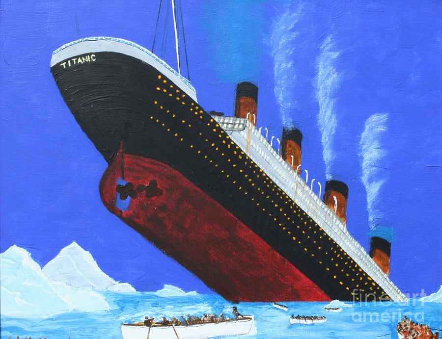RMS Titanic Painting