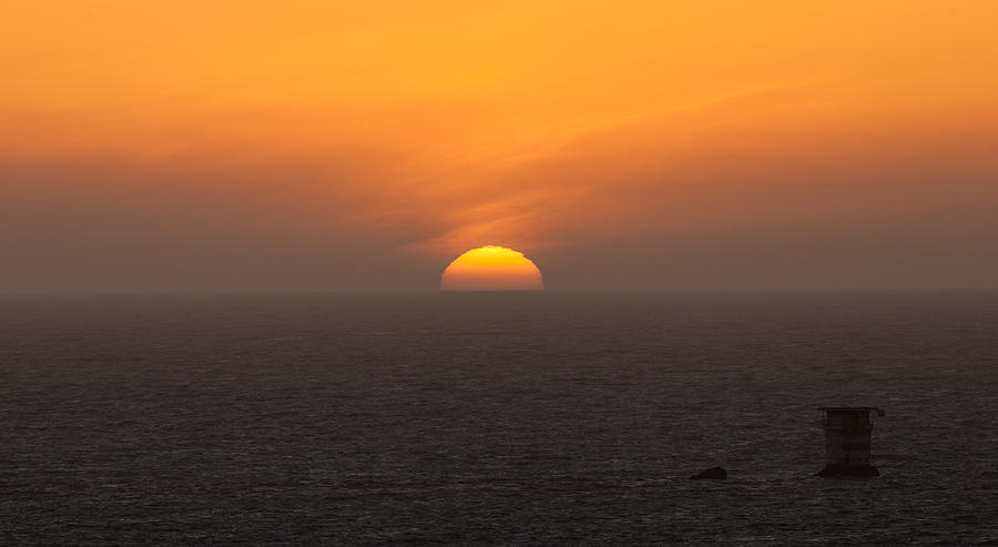 Sinking Sun Photograph by Steven Reed