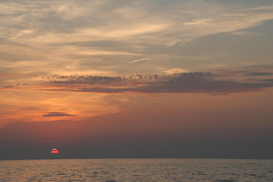 Lake Erie Sunset Photograph by Valerie Collins
