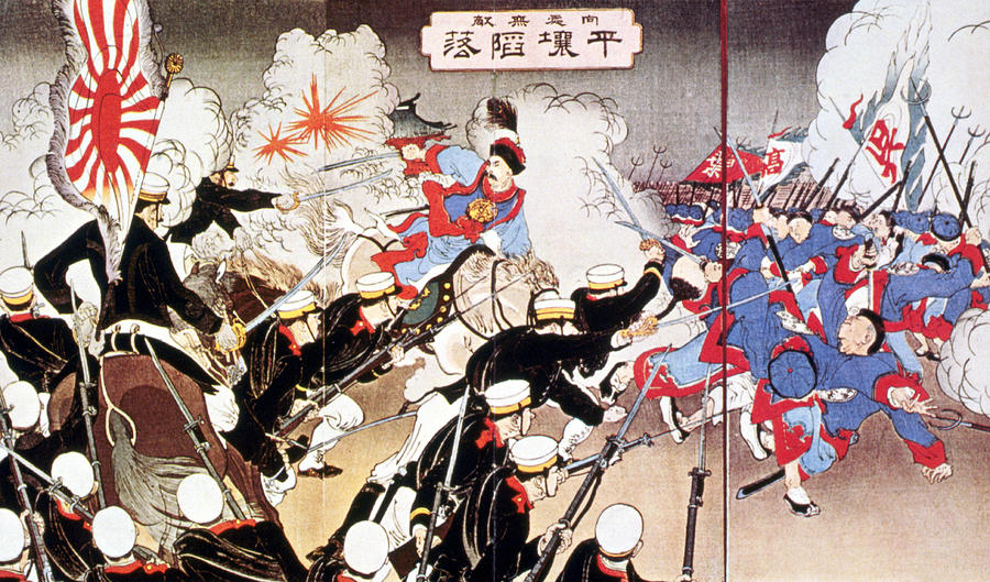 Sino-japanese War, 1894 Painting by Granger