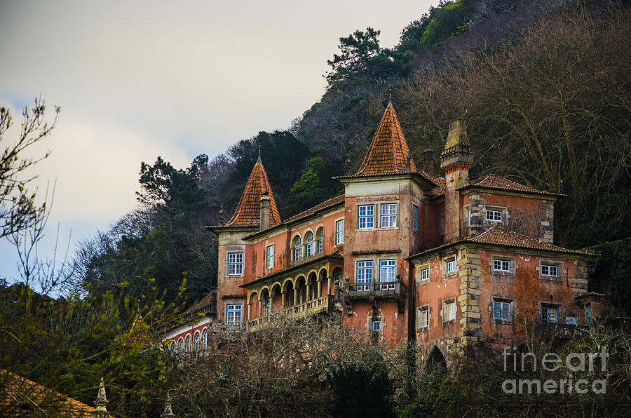 Castle Photograph - Sintra Mansion by Deborah Smolinske