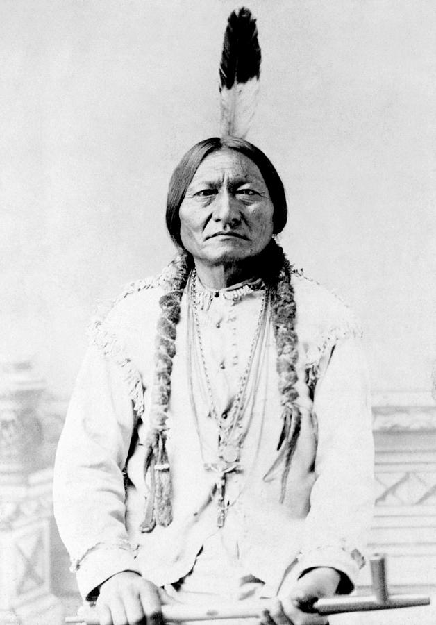 Sioux Chief Sitting Bull Photograph by War Is Hell Store