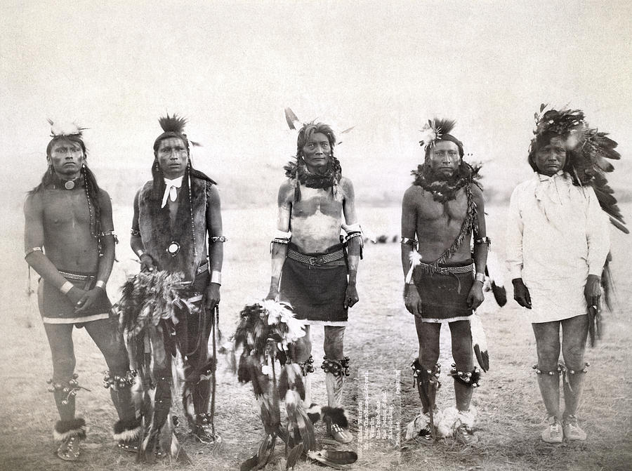 Sioux Dancers, 1890 Photograph by Granger - Fine Art America