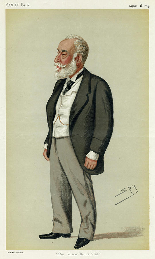 Sir Albert Addallah David Sassoon - Drawing By Mary Evans Picture 