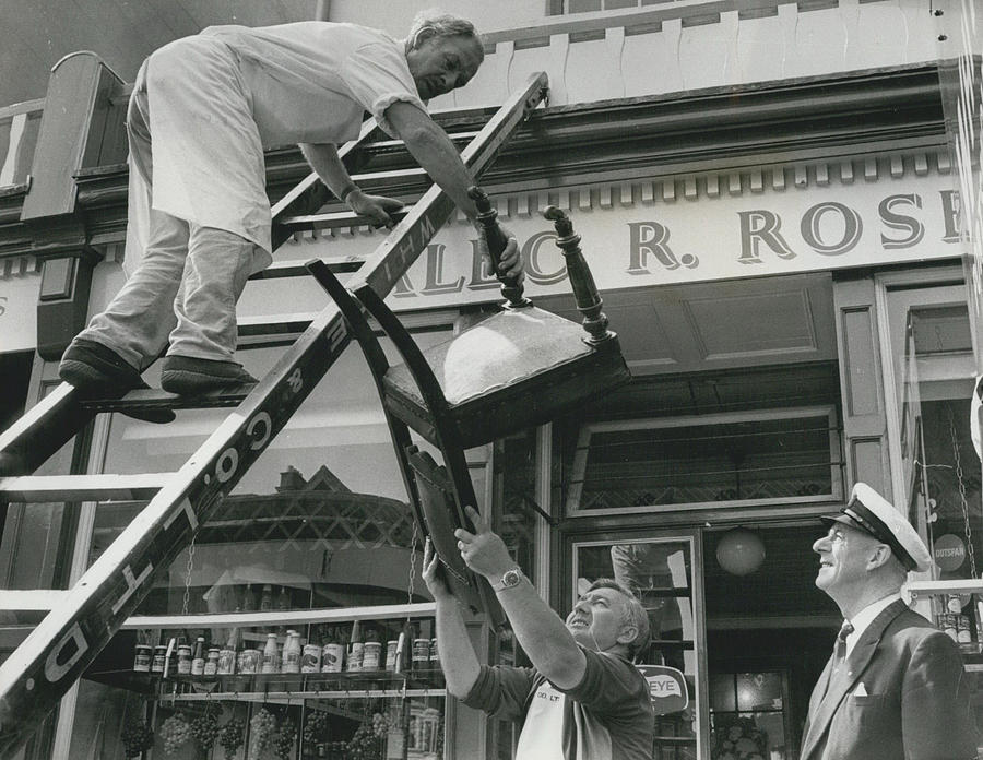 Sir Alec Rose Sells Greengrocer Shop Photograph By Retro Images Archive