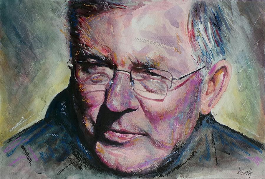 Football Painting - Sir Alex Ferguson - Portrait 1 by Baris Kibar