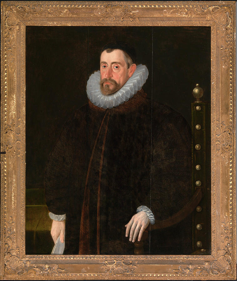 Sir Francis Walsingham Inscribed, Upper Left Painting by Litz ...