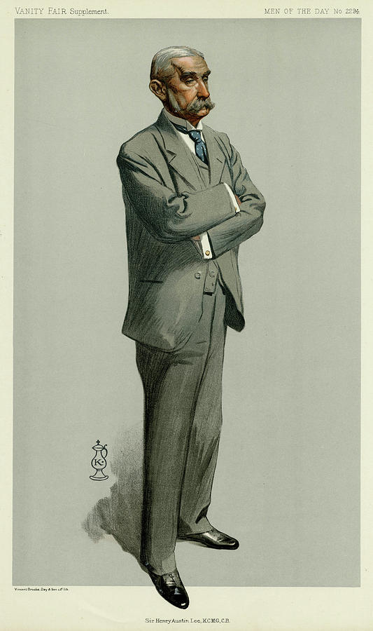 Sir Henry Austin Lee Diplomat Drawing by Mary Evans Picture Library