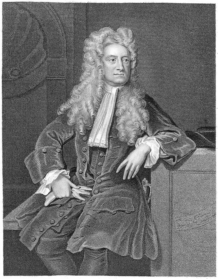 Sir Isaac Newton (16421727), English Drawing by Mary Evans Picture