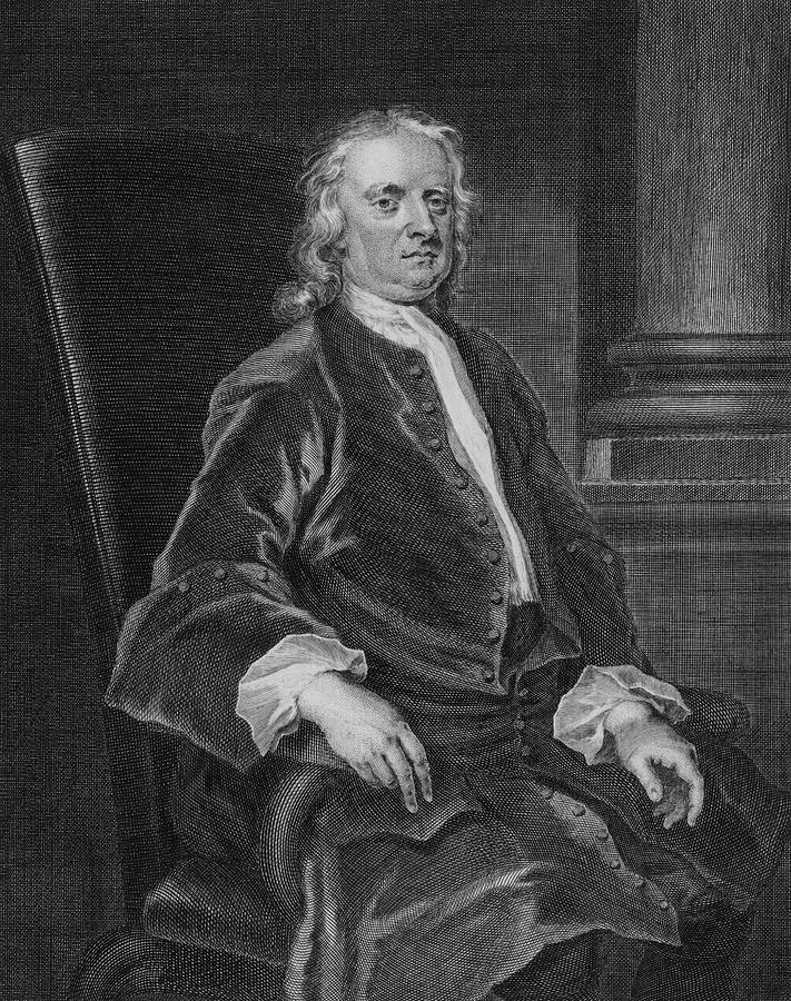 Sir Isaac Newton Photograph by Royal Astronomical Society/science Photo Library