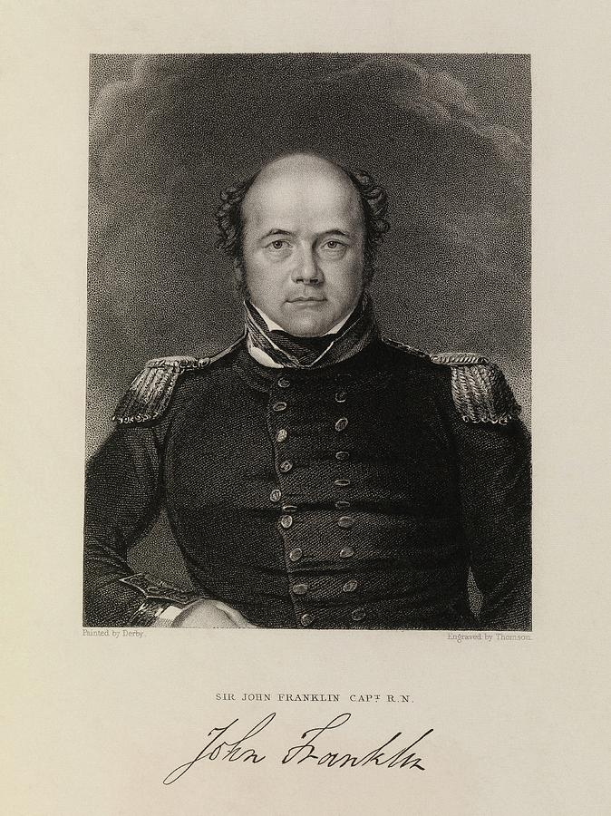 Portrait Photograph - Sir John Franklin by Royal Institution Of Great Britain / Science Photo Library