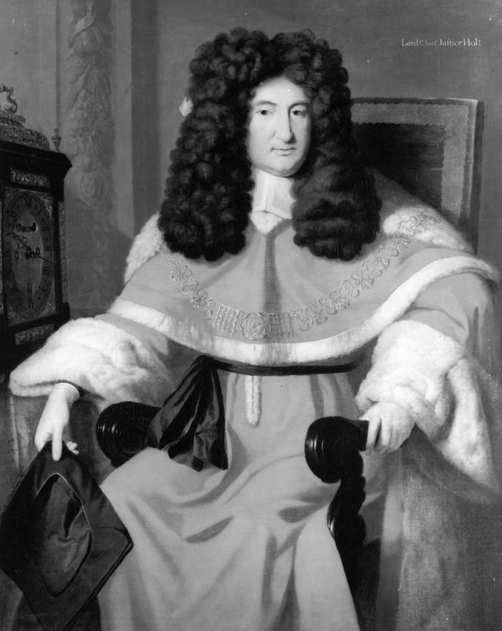 Sir John Holt (1642-1710) Painting by Granger - Fine Art America