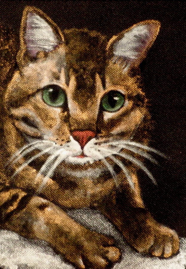 Sir Purrsalot Painting by Carol Russell