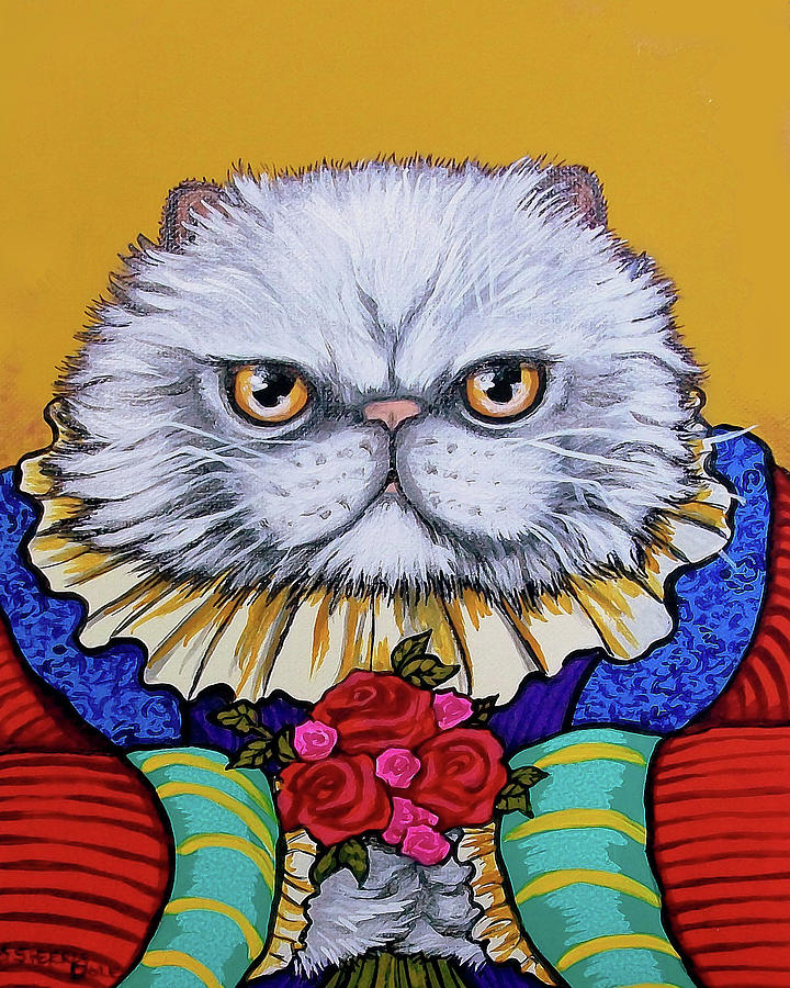 Sir Purrsey Painting by Sherry Dole